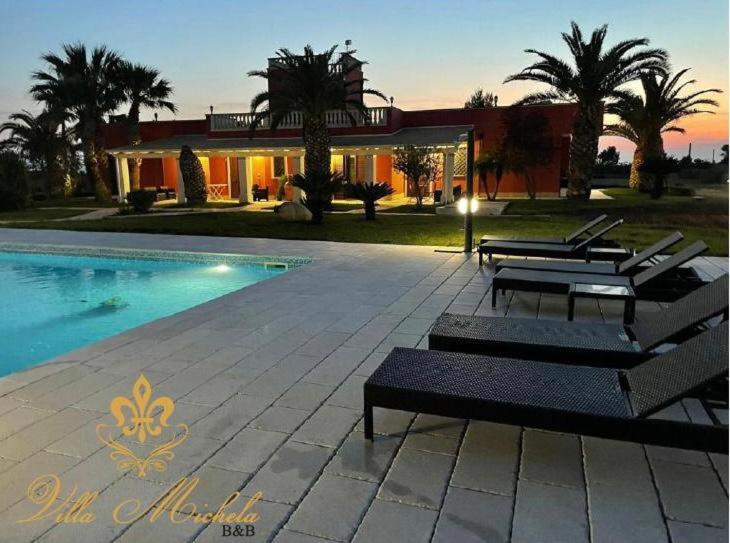 Bed & Breakfast Villa Michela Алецио Экстерьер фото